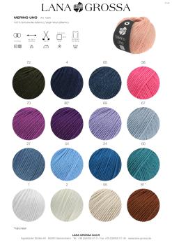 Farbkarte Merino Uno 2